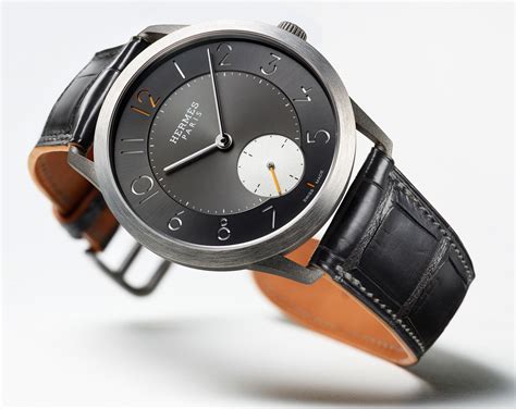 slim d hermes titane|Hermès Updates its Elegant Dress Watch with an Anthracite Dial .